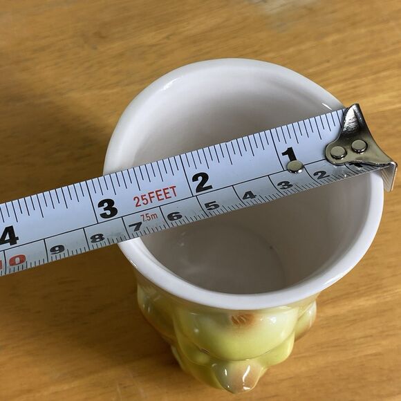 Vintage Anthropomorphic Kitschy 3-D Yellow Duck Duckling Vase Planter Cup - Picture 8 of 8